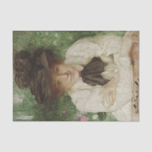 Portrait of an Edwardian Lady (Vintage Art) Tissue Paper