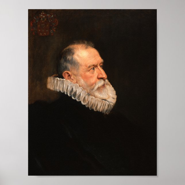  Portrait of an Elderly Man – Rubens Baroque Print (Front)