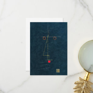 Portrait of an Equilibrist by Paul Klee Thank You Card