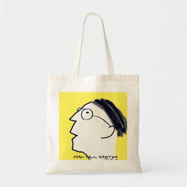 Portrait of an Existentialist Tote Bag (Front)