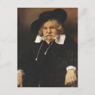 Portrait of an old man, 1667 postcard
