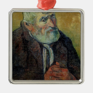 Portrait of an Old Man with a Stick, 1889-90 Metal Tree Decoration