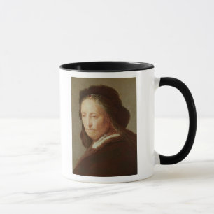 Portrait of an old Woman, c.1600-1700 Mug