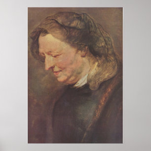 Portrait of an Old Woman Poster