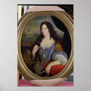 Portrait of an Unknown Learned Woman in Front Poster