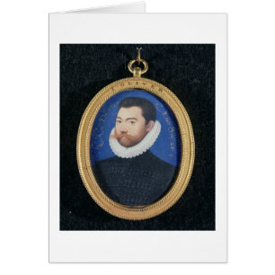 Portrait of an unknown man, aged 28, 1582 (w/c on