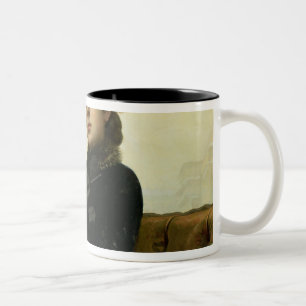 Portrait of an Unknown Woman, 1883 Two-Tone Coffee Mug