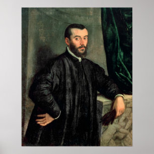 Portrait of Andrea Vesalius Poster
