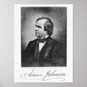 Portrait of Andrew Johnson Poster