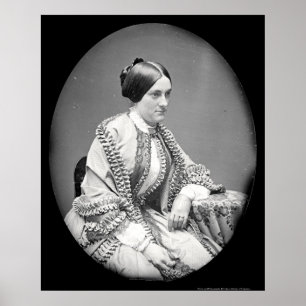 Portrait of Ann "Nannie" Macomb Daguerreotype 1850 Poster
