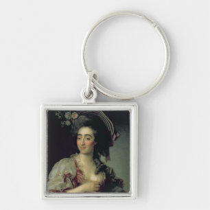 Portrait of Anna Davia-Bernucci, 1782 Key Ring