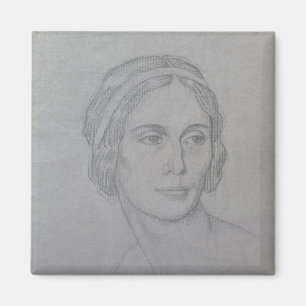 Portrait of Anna Pavlova , 1908 Magnet