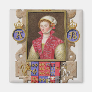 Portrait of Anne Boleyn (1507-36) 2nd Queen of Hen Magnet