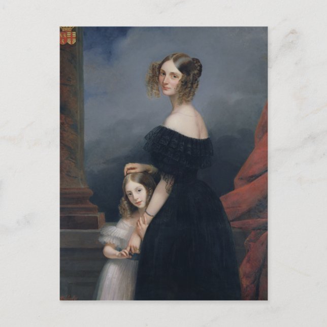Portrait of Anne-Louise Alix de Montmorency Postcard (Front)