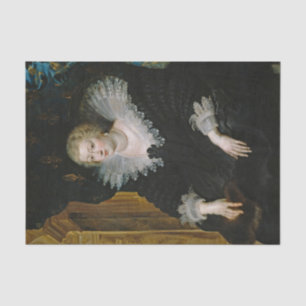 Portrait of Anne of Austria by Peter Paul Rubens Tissue Paper