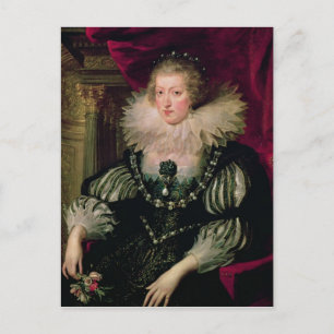 Portrait of Anne of Austria Infanta of Spain Postcard