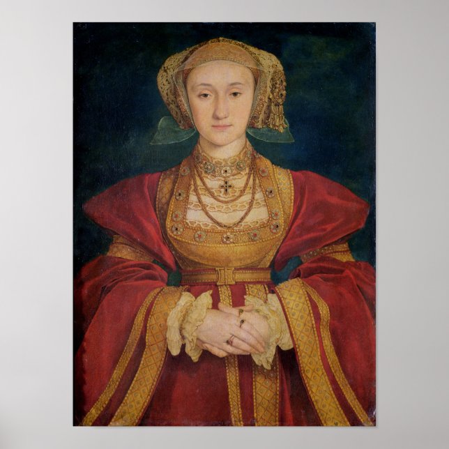Portrait of Anne of Cleves  1539 Poster (Front)