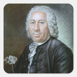 Portrait of Antoine Augustin Parmentier Square Sticker