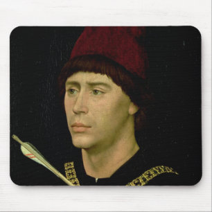 Portrait of Antoine bastard of Burgundy Mouse Pad