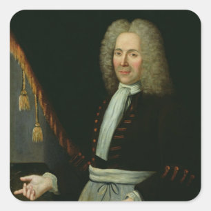 Portrait of Antoine Thibault Square Sticker