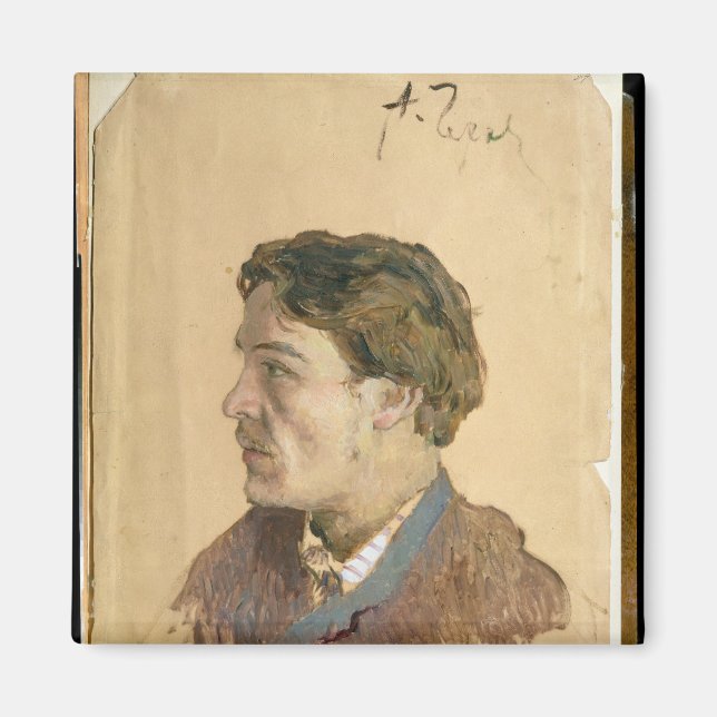 Portrait of Anton Chekhov Magnet (Front)