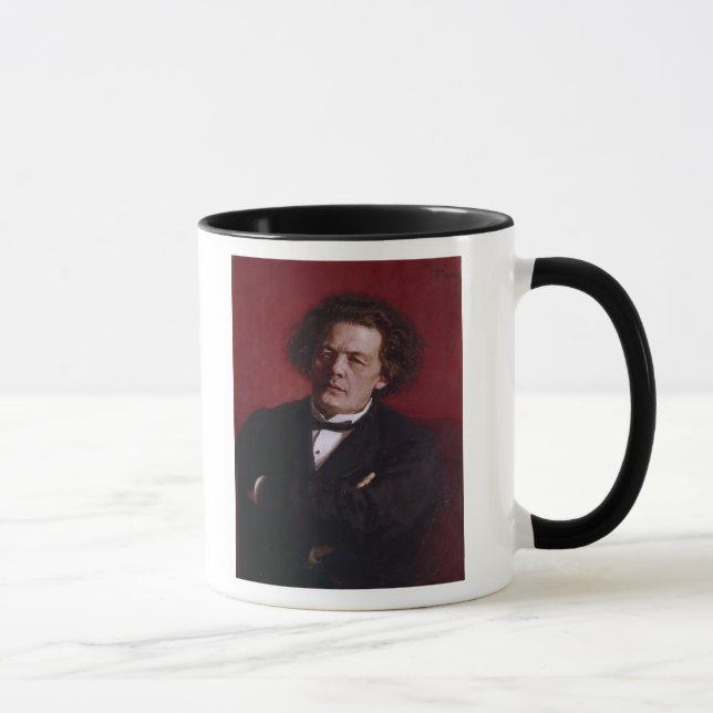 Portrait of Anton Grigoryevich Rubinstein, 1881 Mug (Right)