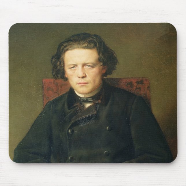 Portrait of Anton Rubinstein  1870 Mouse Pad (Front)