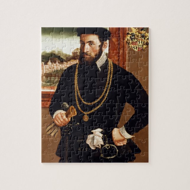 Portrait of Anton Rummel von Liechtenan Jigsaw Puzzle (Vertical)