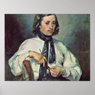 Portrait of Armand Ono,by Millet Jean-Francois Poster