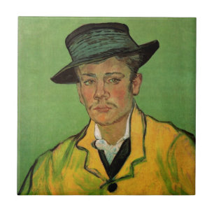 Portrait of Armand Roulin by Vincent van Gogh Ceramic Tile