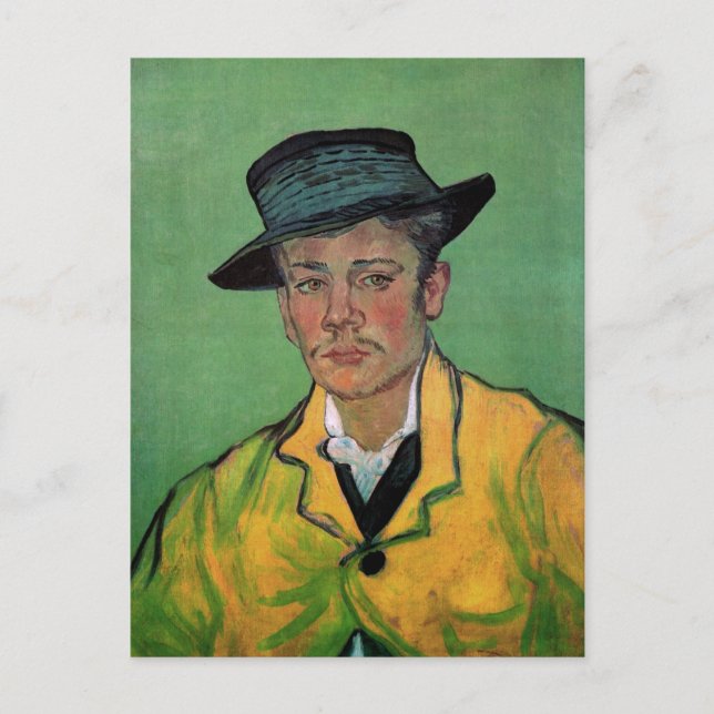 Portrait of Armand Roulin, Van Gogh Fine Art Postcard (Front)
