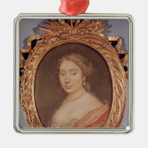 Portrait of Armande Bejart Metal Tree Decoration
