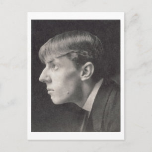 Portrait of Aubrey Beardsley (1872-98) by Frederic Postcard