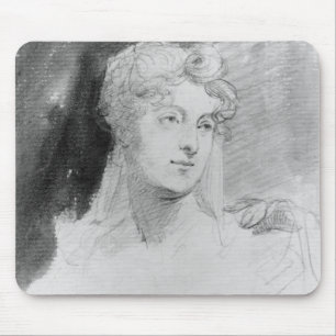 Portrait of Augusta Leigh Mouse Pad