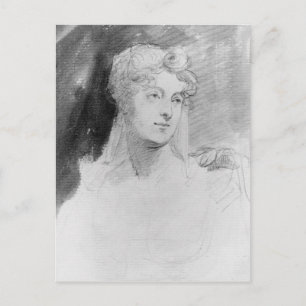 Portrait of Augusta Leigh Postcard