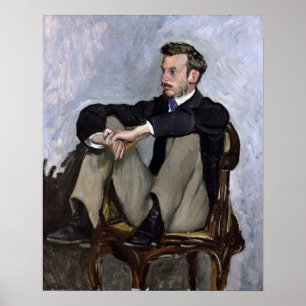 Portrait of Auguste Renoir , 1867 Poster