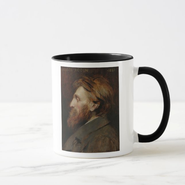 Portrait of Auguste Rodin  1881 Mug (Right)