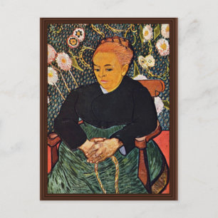 Portrait Of Augustine Roulin (La Berceuse) Postcard