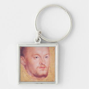 Portrait of Augustus I  Elector of Saxony Key Ring
