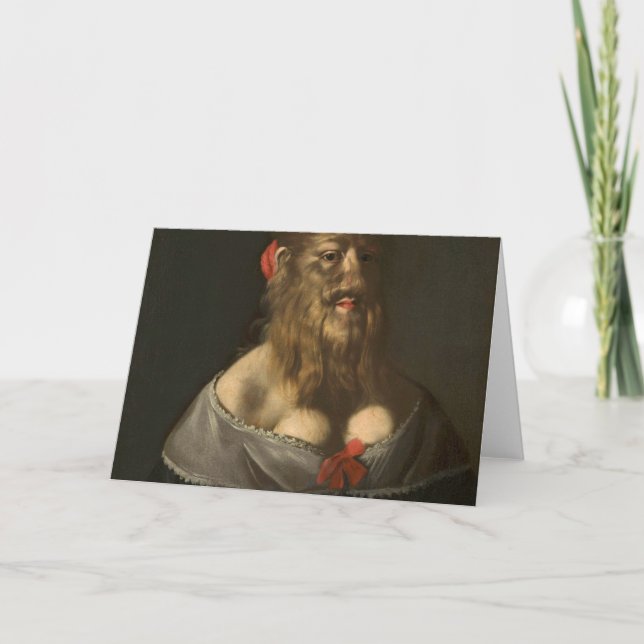 Portrait Of Barbara Van Beck Curiosities And Oddit Card (Front)