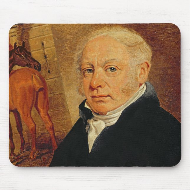 Portrait of Ben Marshall (1767-1835) (oil on canva Mouse Pad (Front)