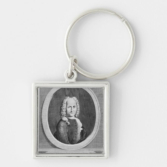 Portrait of Benedetto Marcello Key Ring (Front)