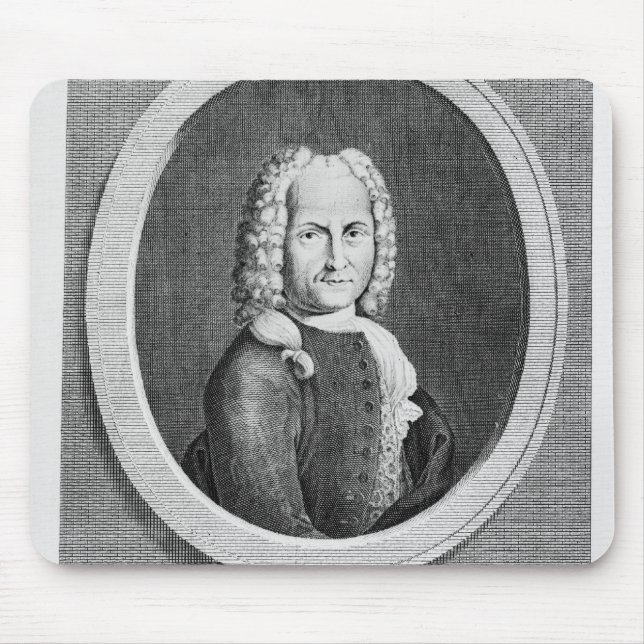 Portrait of Benedetto Marcello Mouse Pad (Front)