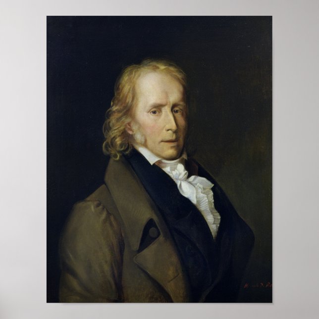 Portrait of Benjamin Constant by Rebecque Poster (Front)