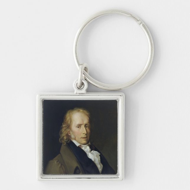 Portrait of Benjamin Constant de Rebecque Key Ring (Front)