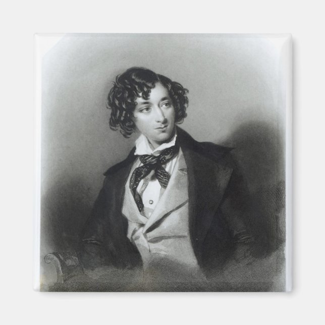 Portrait of Benjamin Disraeli Esquire  M.P. Magnet (Front)