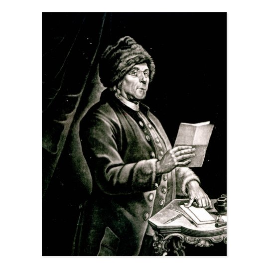 Portrait of Benjamin Franklin, 1777 Postcard