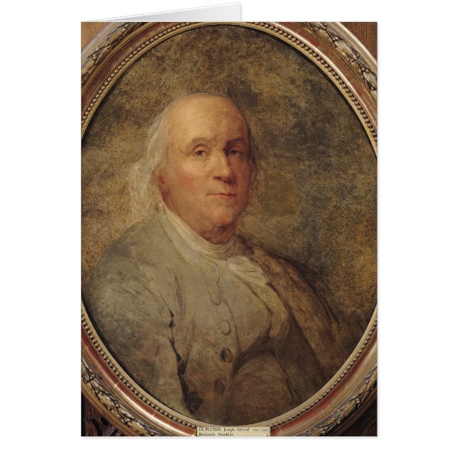 Portrait of Benjamin Franklin, c.1780 (Front)