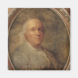 Portrait of Benjamin Franklin, c.1780 Magnet