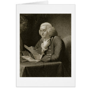 Portrait of Benjamin Franklin, engraved by Thomas